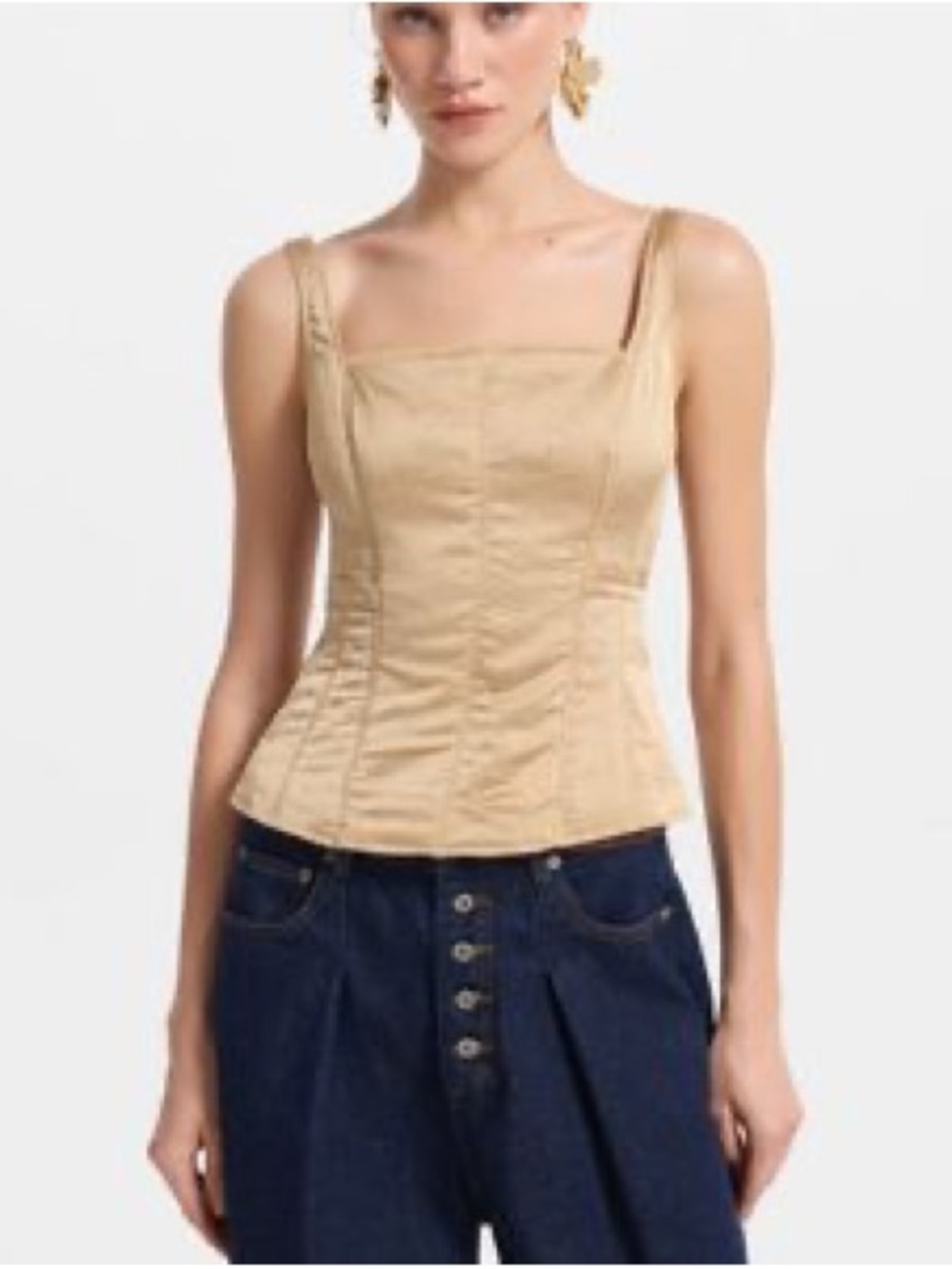 NWOT Zara Bustier Style Tank Top